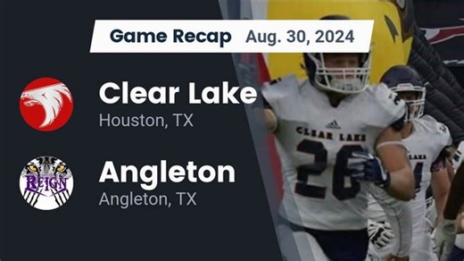 Football Recap: Angleton Starts Season with  Win Against Clear Lake