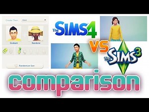 Sims 4 VS. Sims 3 (Genetics) Children & Teens