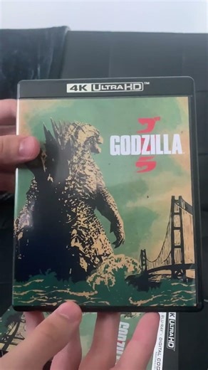 Godzilla (2014) 4K Bluray Unboxing! #bluray #4kbluray #4k #godzilla #asmr #shorts #movie #viral