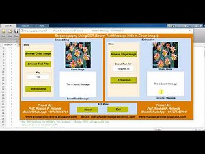 DCT Based Steganography | With Source Code