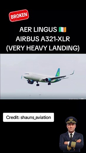 Aerospace Incident: Airbus A321 Heavy Landing in Dublin