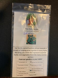 Slow Bolt Cilantro - 100 Seed Packet - Non-gmo &free From Genetic Engineering. NO ONE Beats Our Price 3.79 - Etsy Canada