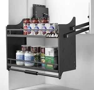 [Hot Item] Kitchen Accessory Cabinet Pull Down Lifter Elevator Basket Racks