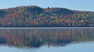 A minute of Killarney Lodge calm on a beautiful autumn morning here on Lake of Two Rivers. | Killarney Lodge in Algonquin Park, Canada