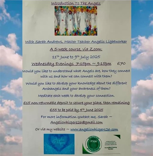 Do I work with Angels? Yes…Everyday🪽 Am I passionate about helping others to learn and grow? Absolutely 🤗 With 10 years experience of working with the Angels and 30 years working as a teacher, it’ll be my pleasure to help you to learn about the Angels, to hold space for your questions, and guide you in connecting with the Angels each week in a beautiful meditation 💜 You will learn not only about ways to help you connect with the Angels, but understand your ways in which they will connect with