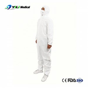 [Hot Item] Coverall Disposable Protective Clothing Safety Coverall Isolation Gown