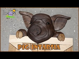 That'll Do Pig, That'll Do. Pig Intarsia