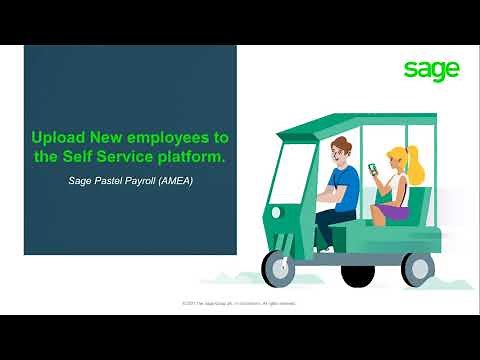 Sage Pastel Payroll: How to upload new employees to Sage Self Service?