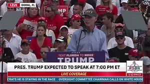 12K views · 719 reactions | U.S. Senator Rick Scott rallies support for President Trump in Doral, Florida WATCH LIVE: https://www.rsbnetwork.com/video/live-president-trump-holds-a-rally-at-trump-national-in-doral-florida-7-9-24/ | Right Side Broadcasting | Facebook