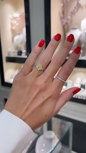 Canary Diamond Enagegement Ring | Roman Malakov Diamonds | Facebook