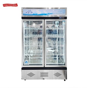 [Hot Item] Coca Colar 3 Doors Cold Beer Beverage Drink Cooler Display with Lock