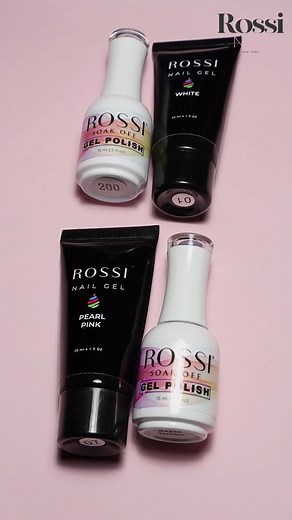 #Nailhack of the day ✨ Fabulous marble nails using polygel and gel polish 🫶 | ROSSI Nails