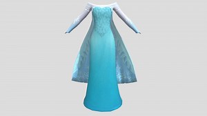 queen Elsa clothes - Download Free 3D model by Princess Gowns (@smartcookie0909)