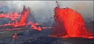 Live webcam footage from the USGS Hawaiian Volcano Observatory is showing an eruption started along the Kīlauea volcano’s Halemaʻumaʻu crater on Sunday 09/10/2023. This is the 3rd time the Kīlauea Summit has erupted this year! 🌋 ••• 📽: @bigislandnow ••• #kilauea #hawaii #volcano #bigisland #kauai #lava #kilaueavolcano #anahola #hanalei #hawaiivolcanoesnationalpark #koloa #nature #hawaiilife #aloha #bigislandhawaii #volcanoes #volcanonationalpark #hawaiistagram #hilo #travel #kapaa #hawaiivolca