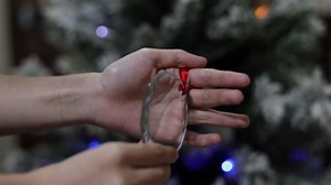 Personalized Anniversary Crystal Ornament - 15 Year Wedding, 15th Wedding Couples, Gold Anniversary, Marriage Gift for Wife or Husband, Gifts for Her or Him, Valentines Day Gift