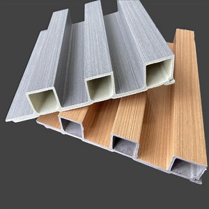 [Hot Item] Colorful Designs for Decor Fluted Wall Panel Wood Plastic Composite WPC Flute
