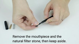 Long Cigarette Holder for Women - Extendable and Functional as Cigarette Filters with Natural Filter Stone | Detachable for Cleaning | Fits All Standard Size 25 mm Cigarettes