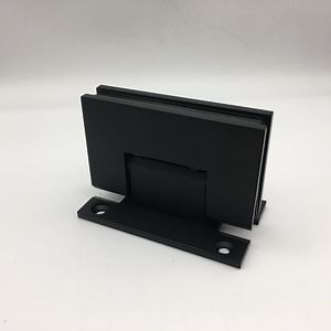 [Hot Item] Matt Black Stainless Steel 90 Degree Shower Bathroom Fitting Hinge