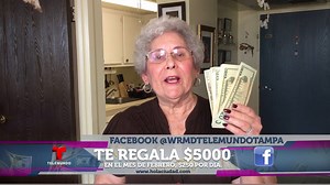 ¡Felicidades Caridad! Muchas gracias por participar. Telemundo Tampa #TeRegala | Telemundo 49