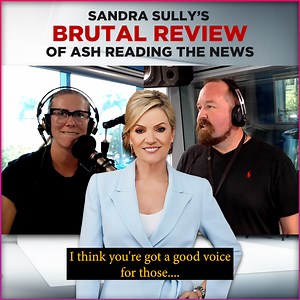 1.8K views · 15 reactions | Sandra Sully didn't hold back when Ash asked for advice on reading the news. That's why we love her! - Sam & Ash ❤️ | 91.1 Hot FM | Facebook