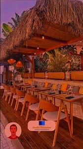 Bamboo cafe bar design:Eco-Friendly vibes by the Sea|‪@sanjaypawar1098‬