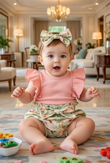 Cute Baby Babbling Moment 💕 #baby