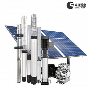 [Hot Item] Brushless DC 2inch Large Flow Pump High Head Pump Solar Self Priming Centrifugal Sewage Water Pump with MPPT Controller