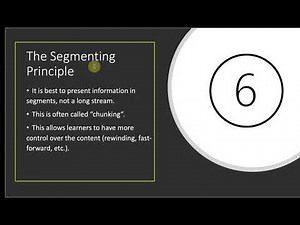 12 Principles of Multimedia Design Video