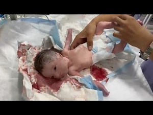 Newborn LBW Critical Condition | Delayed Cry, Cleanup & Emergency IV Care | NICU Response