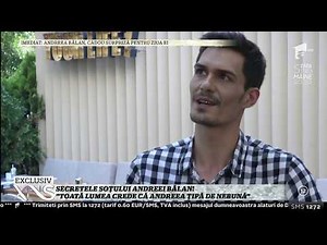 Secretele soțului Andreei Bălan. George Burcea e simpatic: ”N-am fost fan Andre, ci 3 Sud Est”
