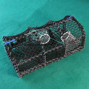 [Hot Item] Black Color Steel Frame Braided Rope Lobster Creels