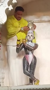 4K views · 609 reactions | भरतपुर किला बिहारी जी मंदिर में जन्माष्टमी पर किया अभिषेक। | Bharatpur Patrika | Facebook