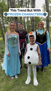 This trend - but with our Frozen costumes! #pagingdrbeat #frozen #halloweencostumes #costumeideas #trending | HalloweenCostumes.com