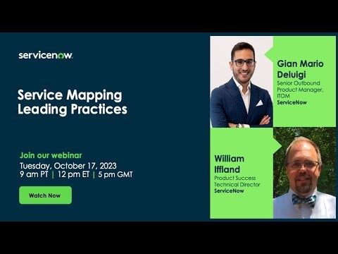 Service Mapping Leading Practices | ITOM Visibility & Governance Series
