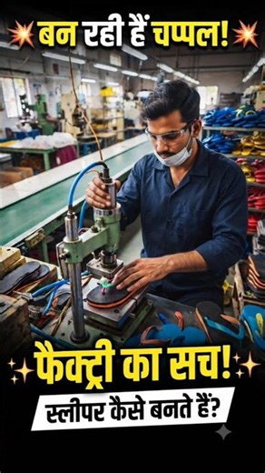 💥 How Slippers Are Made? 😲 The Secret Factory Process! (Slipper Making) #shoeinsoles #footslip #foot