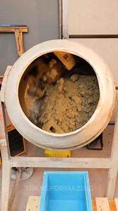 Glow Up Your Room: Making a Sleek Concrete Lamp! 💡💫 | Transformazing