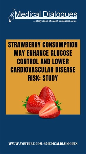 Strawberry Consumption May Enhance Glucose Control and Lower Cardiovascular Disease Risk: Study. Strawberries are renowned for their delicious taste and potential health benefits. Recent research presented at Nutrition 2024, the American Society for Nutrition's annual meeting, highlighted the significant role strawberries can play in promoting heart health and improving glucose control. #strawberry #glucosecontrol #cardiovasculardisease #medicalcare #medico #medicos #healthcare #nutrition #healt