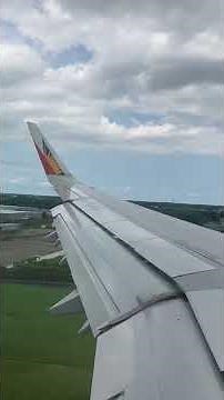 フィリピン航空成田空港着陸シーン