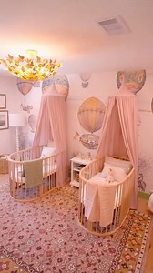 The dreamiest nursery for this sweet duo 💕 featuring the Stokke Sleepi 🧡 📸: @mrvaughntrainor *Please be aware that this is a daytime setup. All clutter and cords should be taken away when you put your baby to sleep, to create a safe sleeping environment. | Stokke