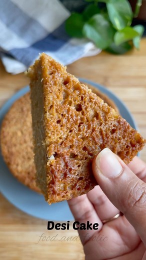 Desi cake🍰 For I couldn’t think of what else to call it! Regardless, tastes delicious- must be tried! Ingredients I used : - 1 cup idli/dosa batter (I used readymade mildly salted batter and it worked fine) - 3/4 cup jaggery - 2 tbsp rava/semolina - 1/2 cup grated coconut - 1 tsp ghee some more for greasing - 1/2 tsp cardamom powder - 1/4 tsp soda Procedure: - Place a metal stand in a deep pot, cover it with a lid and heat it for 5 mins. Alternately you can even use a pressure cooker without ga