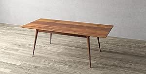 Solid Teak Danish Modern Dining Table