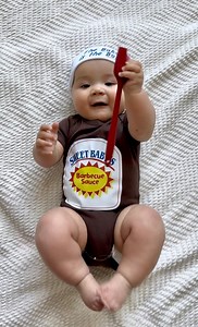 BBQ Baby Halloween Costume Bodysuit, Steak Sauce Baby Shirt, Baby Shower Gift Newborn Clothes, Unique Newborn Gift, Baby Christmas - Etsy