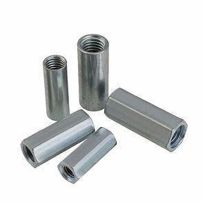 [Hot Item] Custom Female Thread Round Hexagon Hex Coupling Connect Long Rod Nut