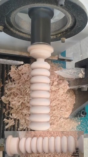 23K views · 160 reactions | Cnc wood turning lathe #woodworking #woodcarving #carving #tipsandtricks #woodworkingtips #woodworking #kjsawdust #shopsounds #woodcarving #woodworking #wood #handmade #woodart #art #carving #woodwork | DIY carving wooden | Facebook