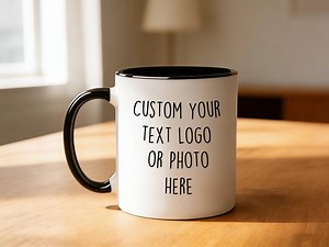Personalized Photo & Text Coffee Mug, Add Your Logo Mugs, Business Cups Gift, Couples Gifts - Etsy UK