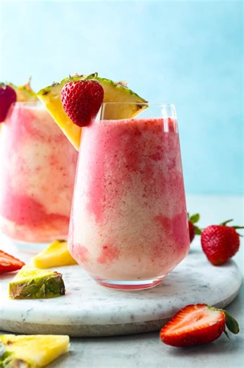 10K views · 49 reactions | Recipe here: https://therecipecritic.com/lava-flow-drink/ This fruity drink is a version of the Lava Flow cocktail that the whole family can enjoy! | Tried and True Recipes | Facebook