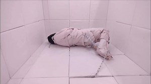 Leather straight jacket