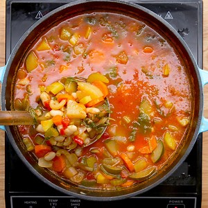 37K views · 142 reactions | You can enjoy this Summer Minestrone soup all year long!  RECIPE: https://tasty.co/recipe/summer-vegetable-minestrone-soup | Tasty UK | Facebook