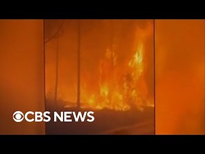 Massive wildfires spread across Georgia