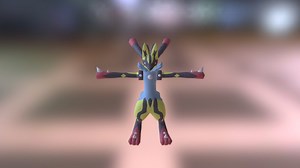 Mega Lucario Shiny - 3D model by Rashky